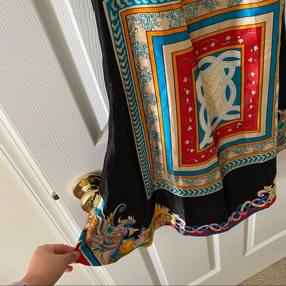 BCBGMaxAzria A-Shape Silk Dress - Picture 6 of 9